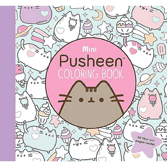 a mini coloring book of Pusheen The Cat
