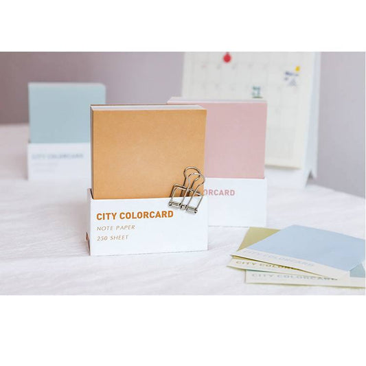 Notepaper - Notepaper - City Colorcard -