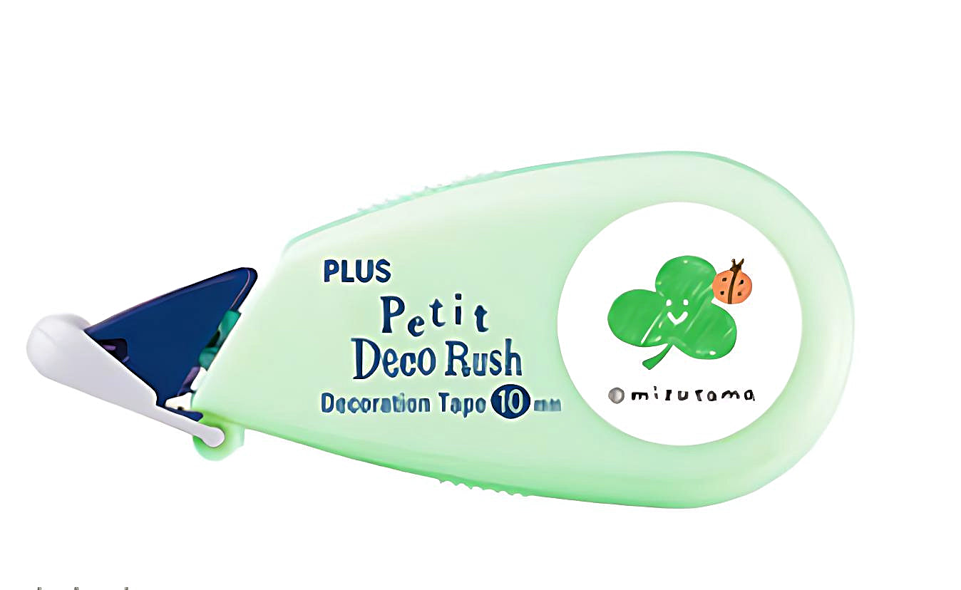 a plus Petit Deco Rush decoration tape in clover style, white background