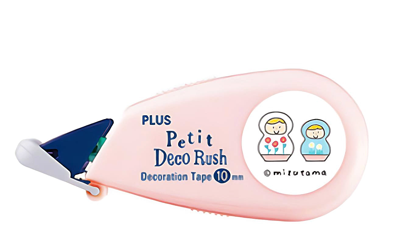 a plus Petit Deco Rush decoration tape in dolls style, white background