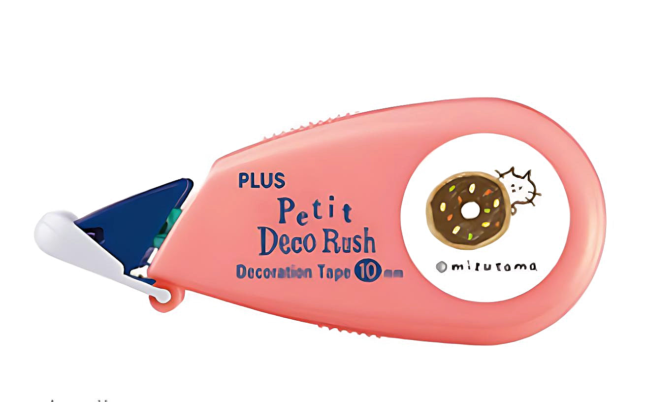 a plus Petit Deco Rush decoration tape in donnut style, white background
