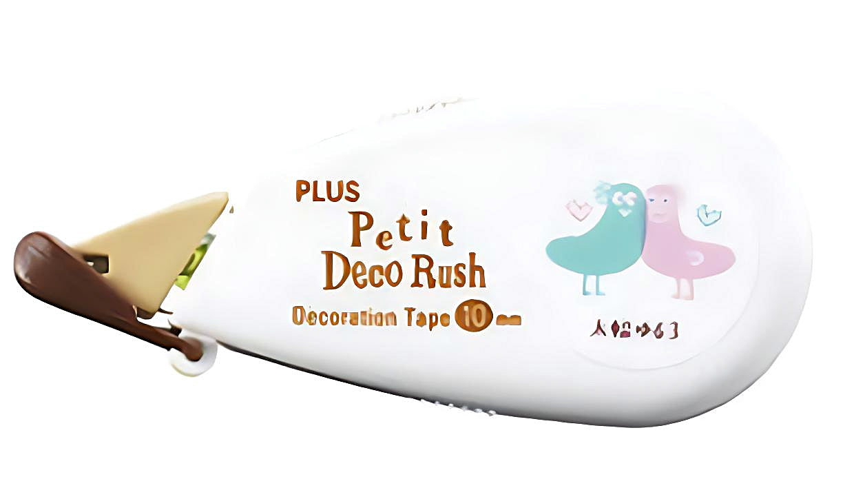 a plus Petit Deco Rush decoration tape in love style, white background