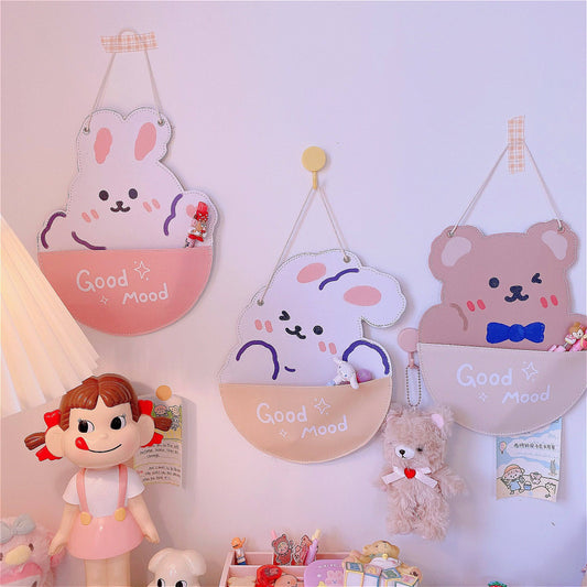Desk Organizers - Wall-Hanging Organizer - Kawaii Animals - Bunny