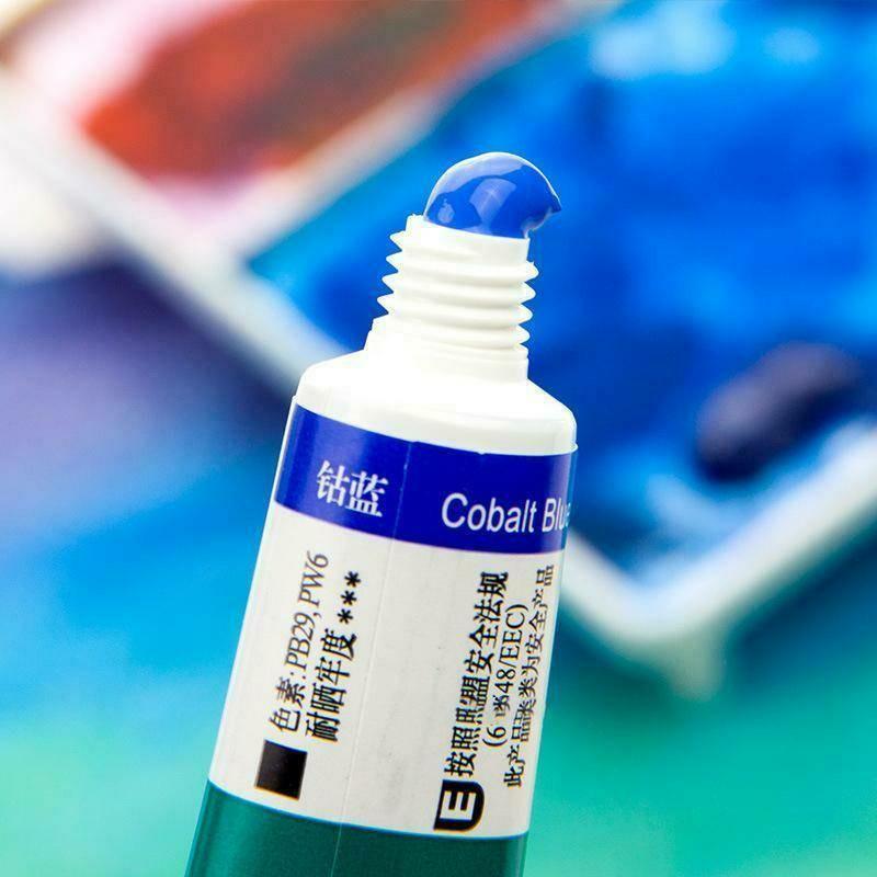 a tube of Cobalt Blue acrylic paint from Winsor & Newton