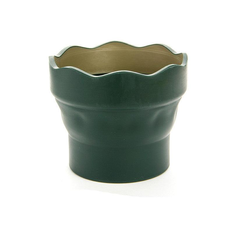 Foldable Jars - Foldable Paintbrush Jar - Forest Green