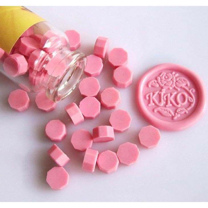 Raw Candle Wax - Colored Sealing Wax - Pink
