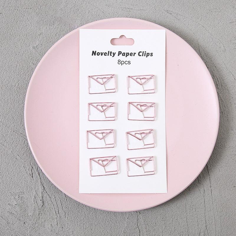 Paper Clips - Cute Paper Clips - Pink envelope