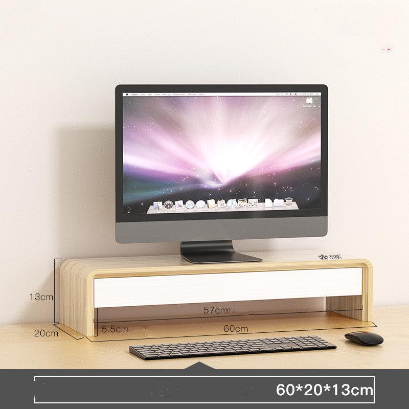 Desktop Organizers - Bamboo Monitor Stand Riser - Desktop Organizer - B