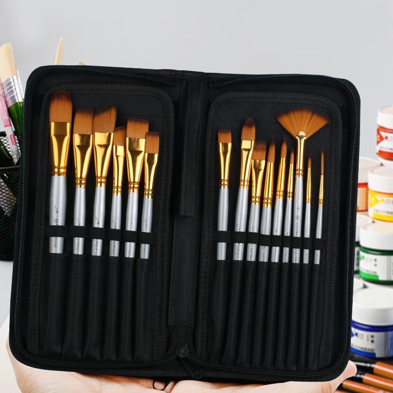 Paintbrush Sets - Paintbrush Set for Acrylic, Oil, Watercolor, and Gouache - Default Title