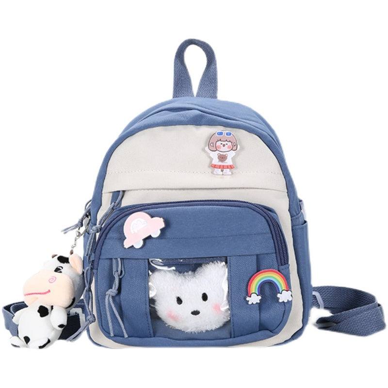 Backpacks - Small Kawaii Backpack - Cat Plush -