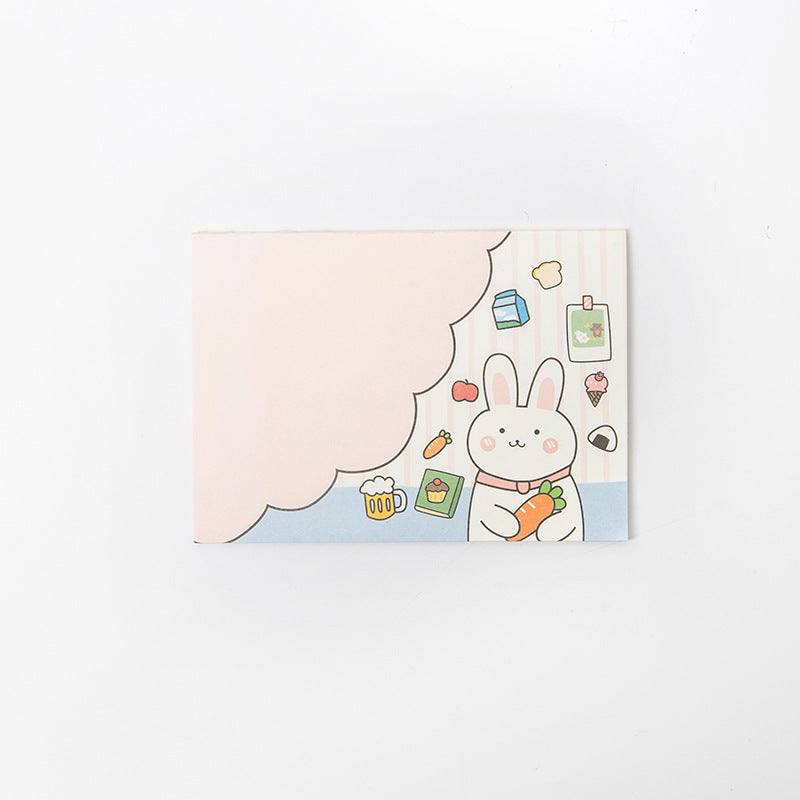 Sticky Notes - Large Sticky Notes - Cute Bunny - Foodie