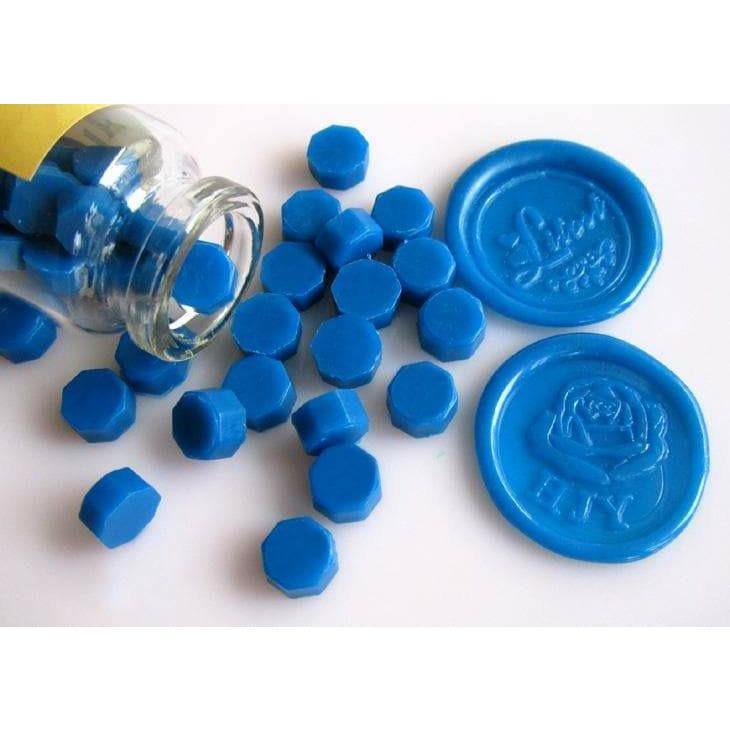 Raw Candle Wax - Colored Sealing Wax - Navy blue