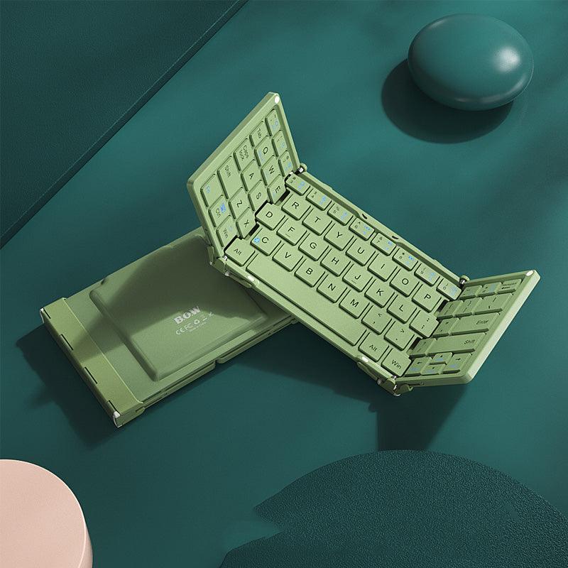 Rechargeable Keyboards - Foldable Keyboard - B.O.W - Green